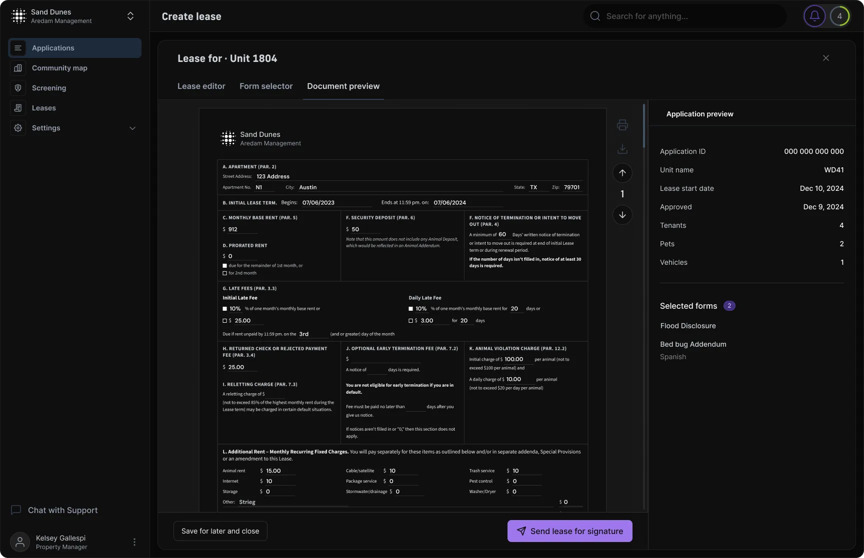 NOVY Platform — Lease